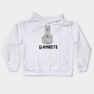 Llamaste cartoon llama Kids Hoodie